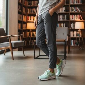 Nike Women’s Light Mint and Neon Yellow Running Sneakers NWOT